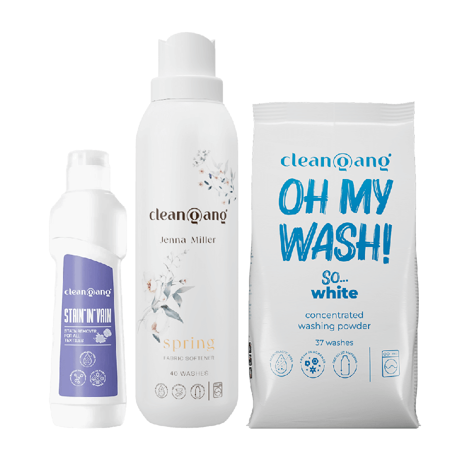Set für weiße Wäsche mit Fleckenentferner