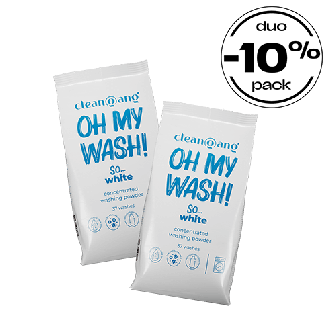 Waschpulver für weiße Wäsche – Duo Pack (2 × 28 WL)