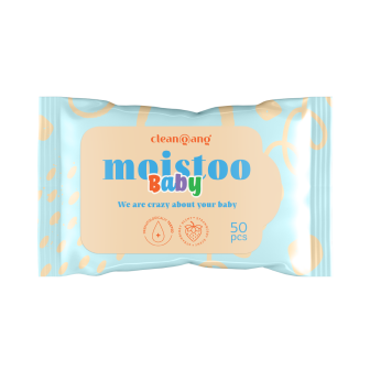 Feuchtes Toilettenpapier für Kinder, 50 Stück