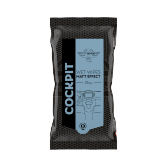 Feuchte Reinigungstücher Cockpit, 25 Stück