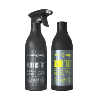 Schwarzreiniger-Set mit Reinigungsmilch