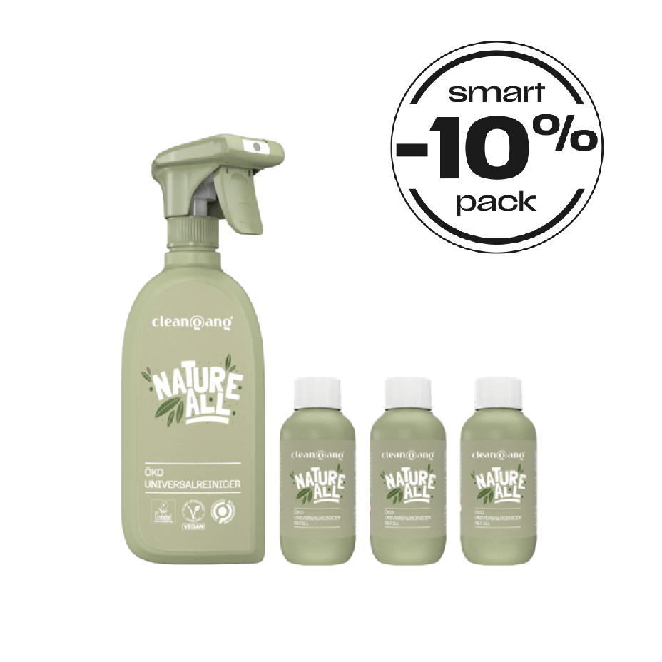 Smart Pack NATURE ALL – Öko Universalreiniger & Refill-Konzentrate
