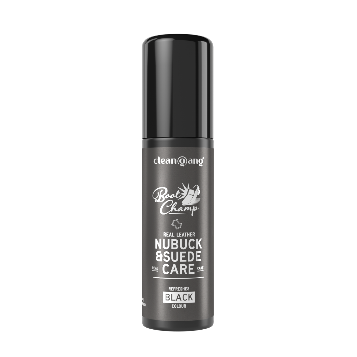 Wild- und Nubukleder Pflege schwarz, 75 ml