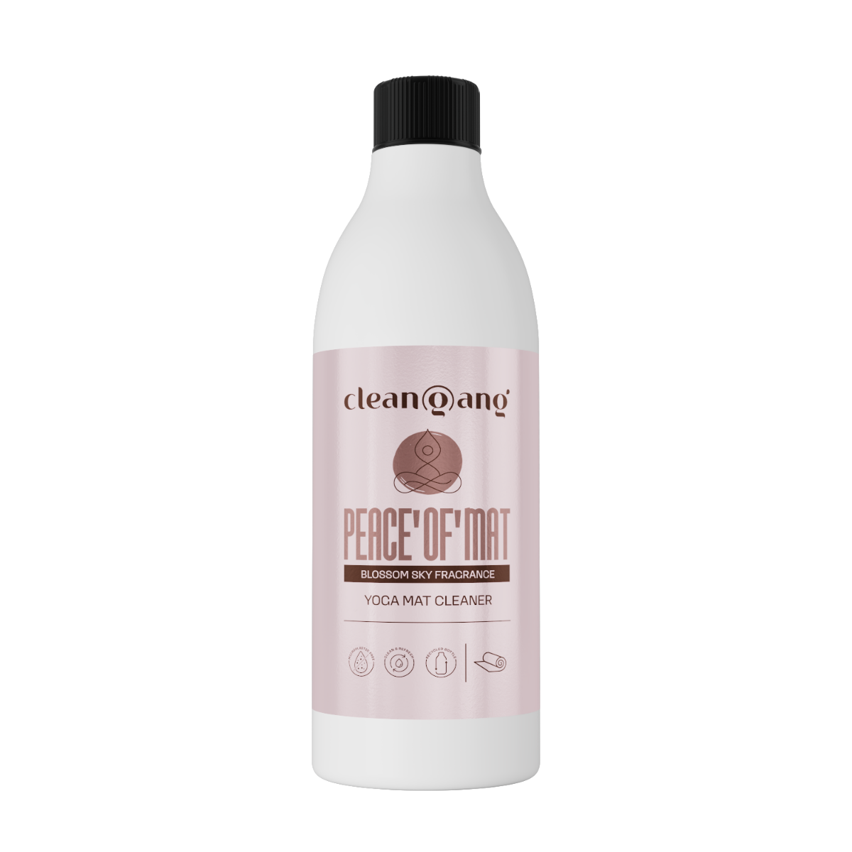 Yogamatten-Reiniger Blossom Sky ohne Sprühkopf, 500 ml
