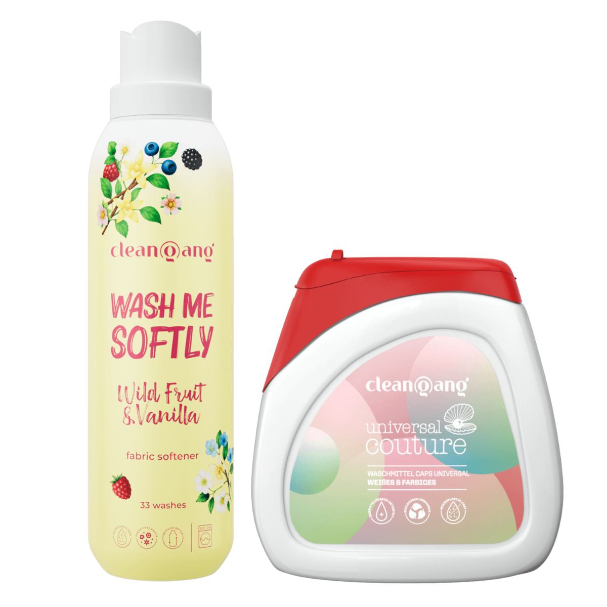 Waschmittel Caps & Weichspüler Set