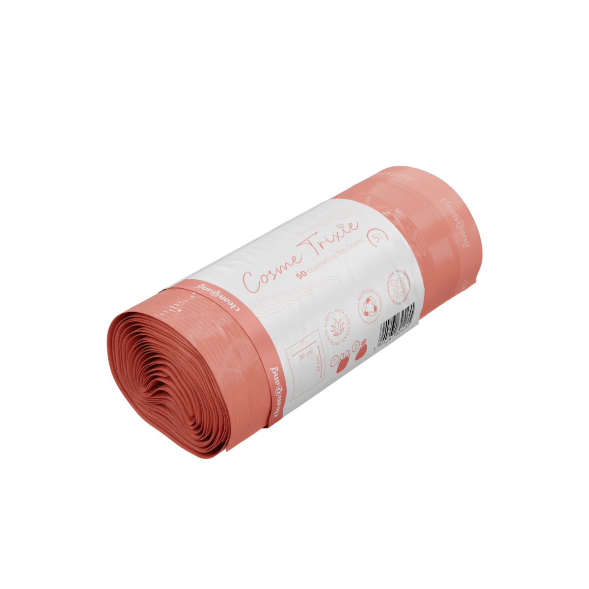 Kosmetik Müllbeutel 5L, 50 Stück