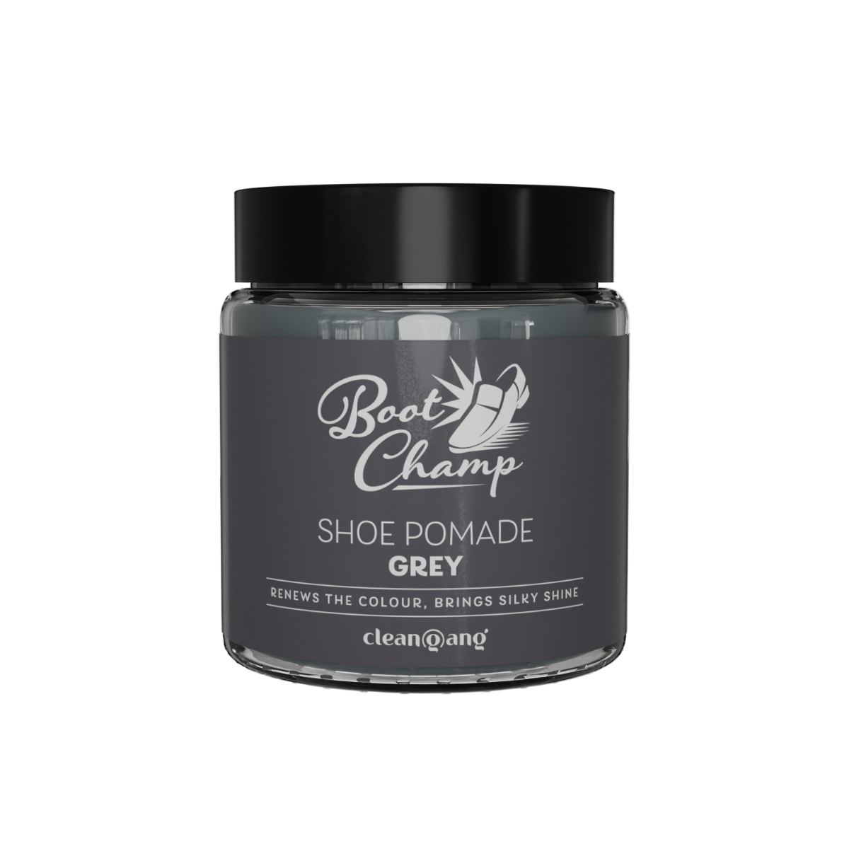 Schuhcreme grau, 100 ml