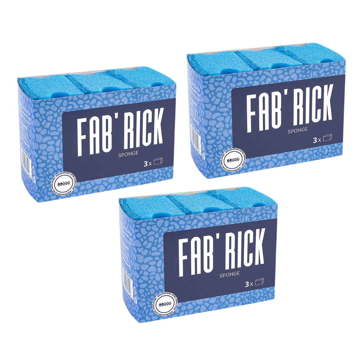 3er Vorteilspack: Geschirrschwamm, 3x3 Stück